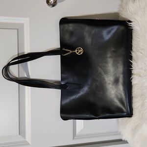 SOFIA CARDONI Italian Leather Tote, black